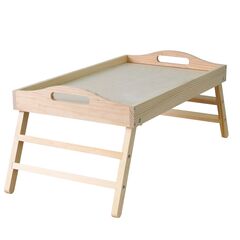 Складной столик-поднос для завтрака из сосны Флоутард, в подарочной упаковке, в натуральной отделке