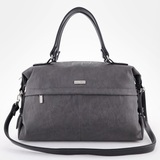 Сумка Саломея 110 македония серый + черный