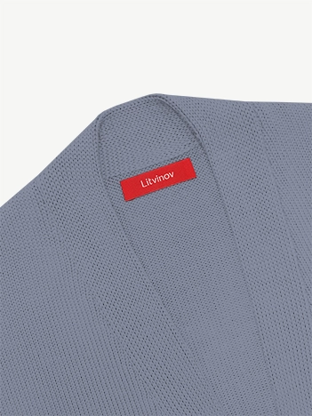 Кардиган с планкой из кашемира