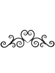 Кованый элемент "Навершие 2S", 880х295 мм