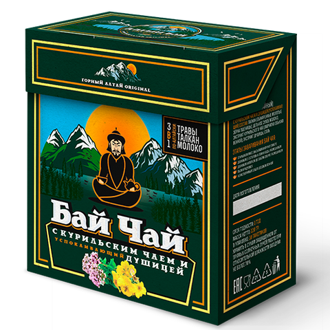 БайЧай c курильским чаем и душицей успокаивающий