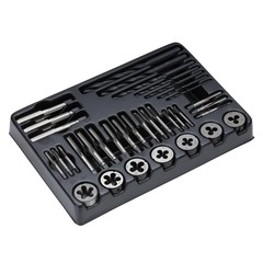 Набор метчиков и плашек M3 -M12 115CrV3 40пр Bucovice(CzTool) 330120