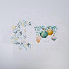 Коробка самосборная одиночная Прямоугольник, 21*15*7 см, «Новогоднее волшебство», 1 шт.