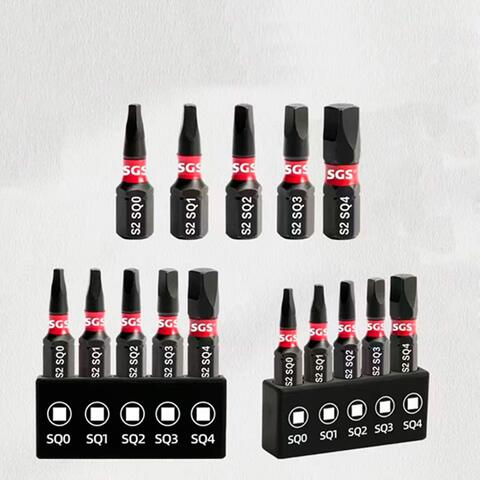 Набор бит SGS SQ 25мм S2 5шт IMPACT SGS6325SQ0-SQ4