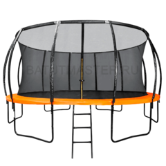 Батут с сеткой и лестницей, диаметр 8 фт