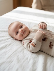 7055-325 Комбинезон вязаный (лошадки)