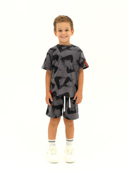 220021C-29 Футболка для мальчика, Антрацит