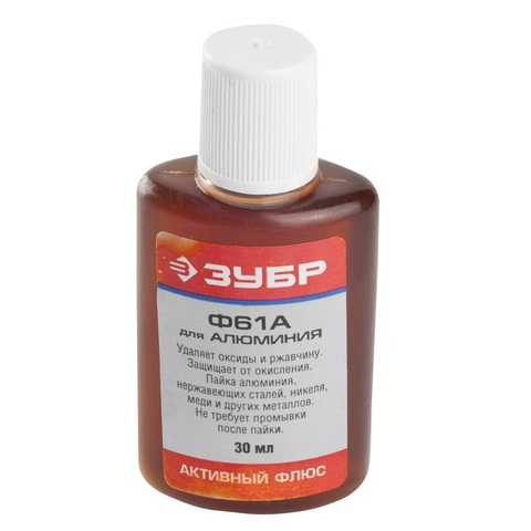 ЗУБР ФТКА (Ф61А), 30 мл, активный флюс (55493-030)