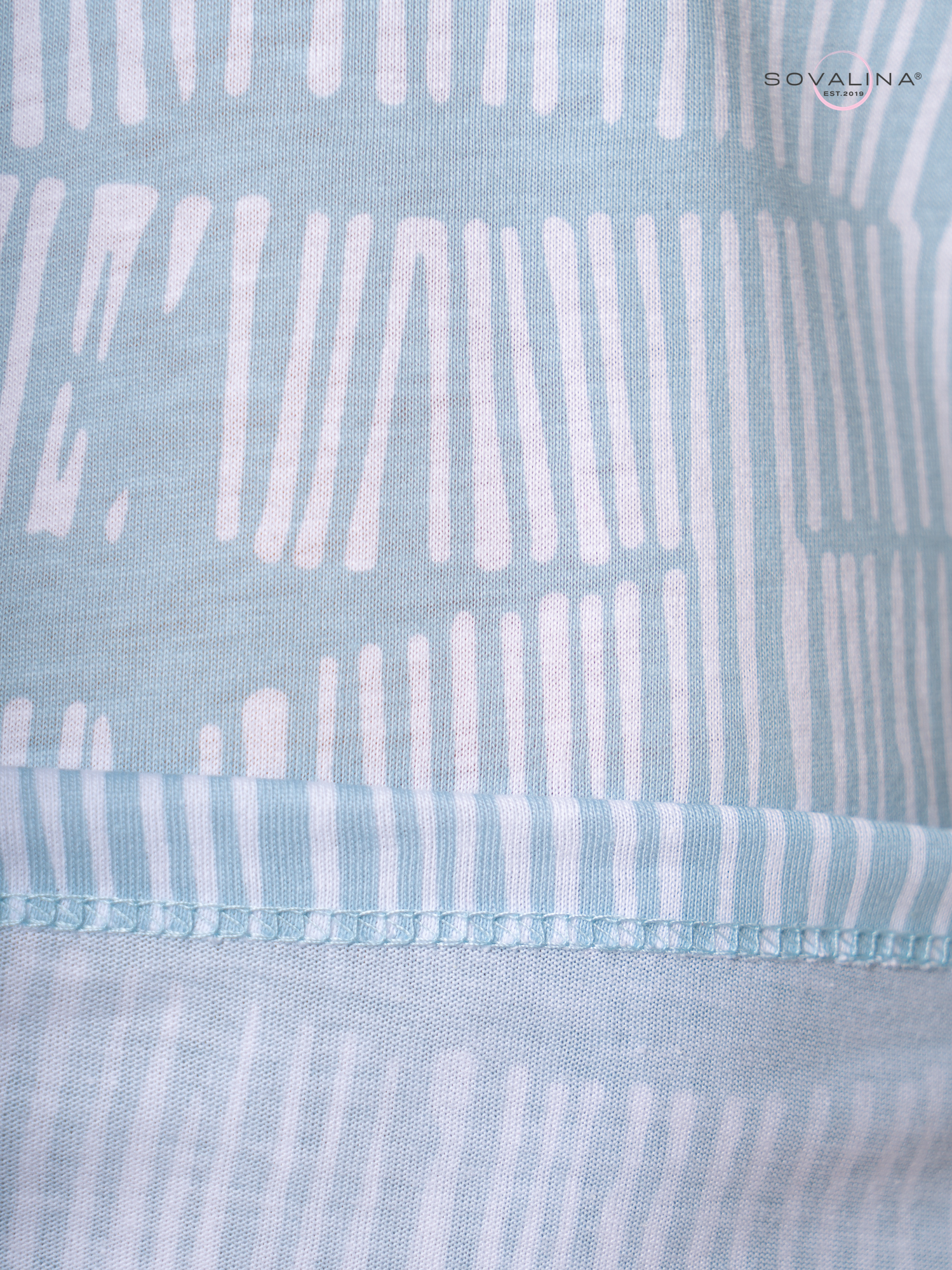 Костюм Light men белые волны-бирюза