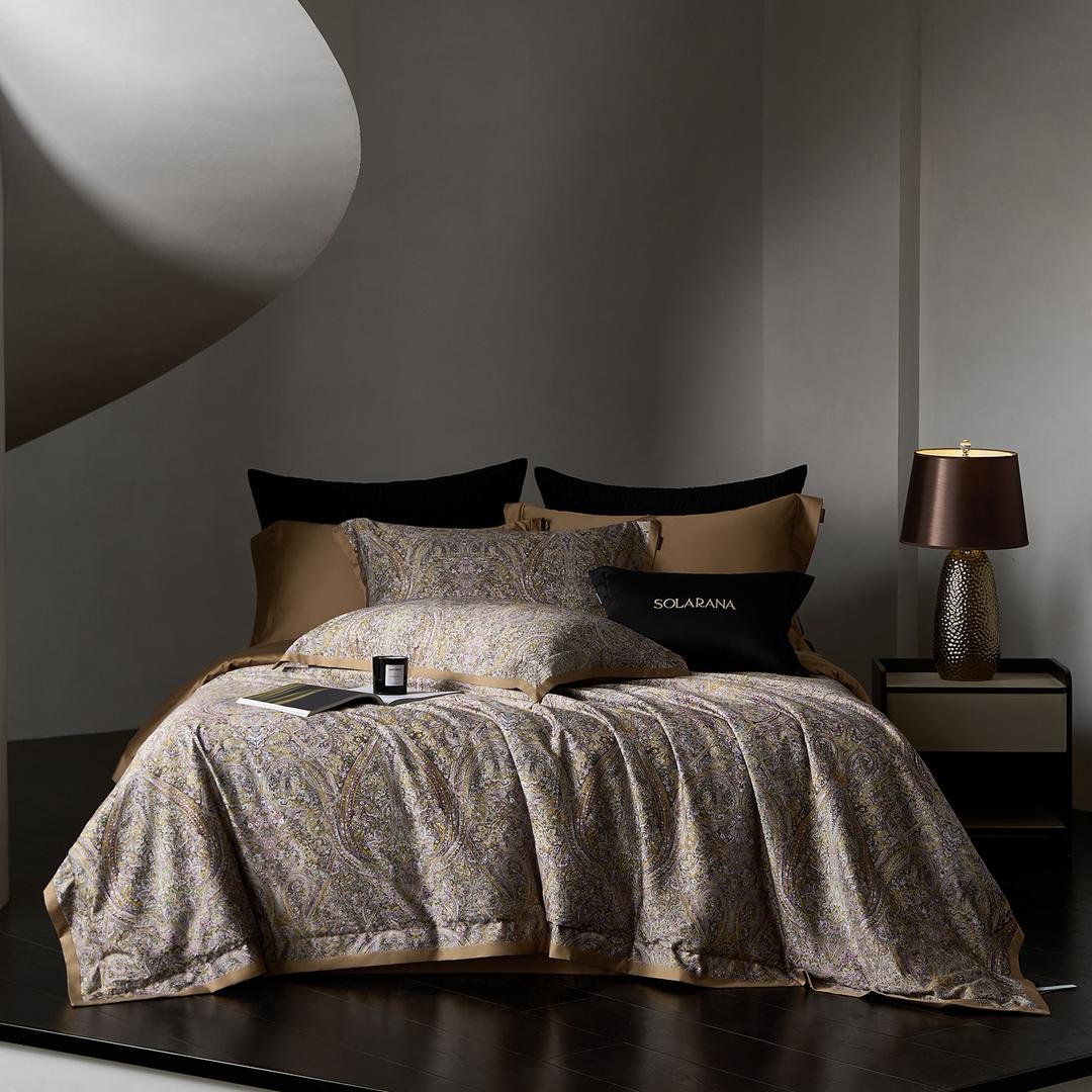 SOLARANA комплект двуспальный Тенсель 100s Коричневый