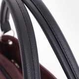 Сумка Саломея 264 наппа бордо + черный