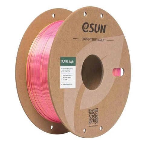 Пластик для 3D-печати eSUN PLA-Silk Magic, 1,75 мм, 1 кг, золотой/розовый, PLA-SKMG175B-JP1P1