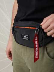 Сумка Alpha Industries Crew Waist Bag Black (Черный)