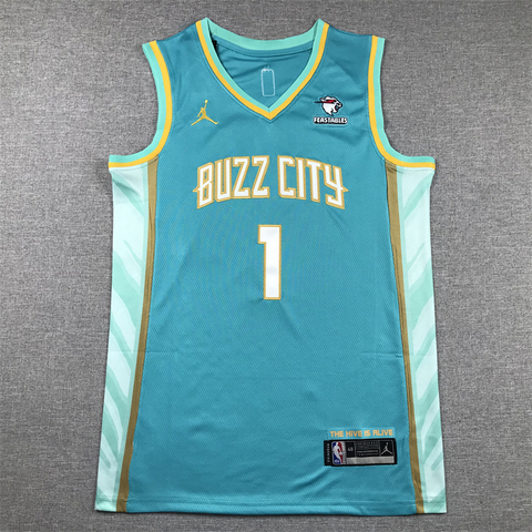 Баскетбольная майка Jordan Swingman 'Charlotte Hornets LaMelo Ball' 