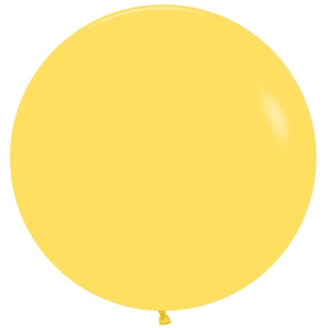 Большой шар гигант, латексный, желтый, 61 см