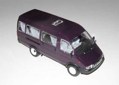 GAZ-3221 Gazelle second facing violet Agat Mossar Tantal 1:43