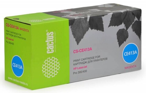 Картридж лазерный Cactus CS-CE413A CE413A пурпурный (2600стр.) для HP CLJ Pro 300, 400, M351
