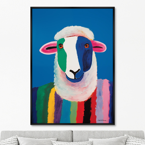 ArtNoMore - Репродукция картины на холсте Sheep couple, No 2, 2024г.