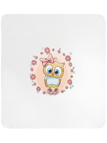 Трикотажная пеленка "Совушка"