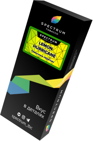 Табак Spectrum Hard Line Lemon Hurricane (Лимонный Ураган) 40г