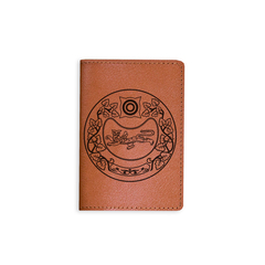 Обложка на паспорт "Герб Хакасии", рыжая