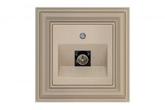 Розетка TV кремовая омбре LIREGUS RETRO