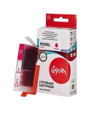 Струйный картридж Sakura C2P25AE (№935XL Magenta) для HP Officejet 6820, 6815, 6810, 6812 eAIO; Officejet 6220, Pro 6230 ePrinter; Officejet Pro 6835, 6830 eAIO, пигментный тип чернил, пурпурный, 14,6 мл., 1000 к.