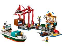 Конструктор LEGO City 60422 Приморская гавань с грузовым кораблем