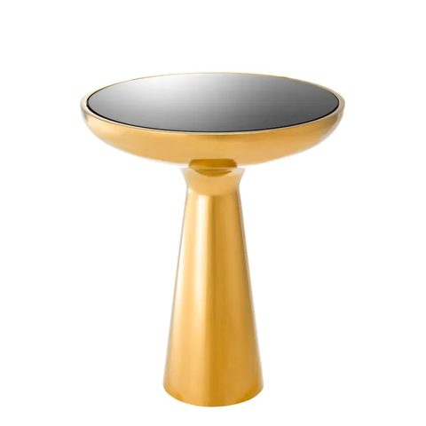 Приставной столик Lindos low, яркое золото