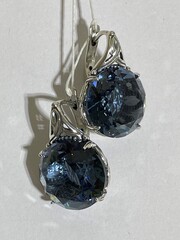 Этерия (серьги из серебра)