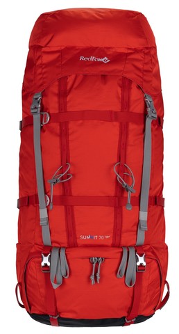 Картинка рюкзак туристический Redfox Summit 70 V3 Light 1200/т.красный - 3