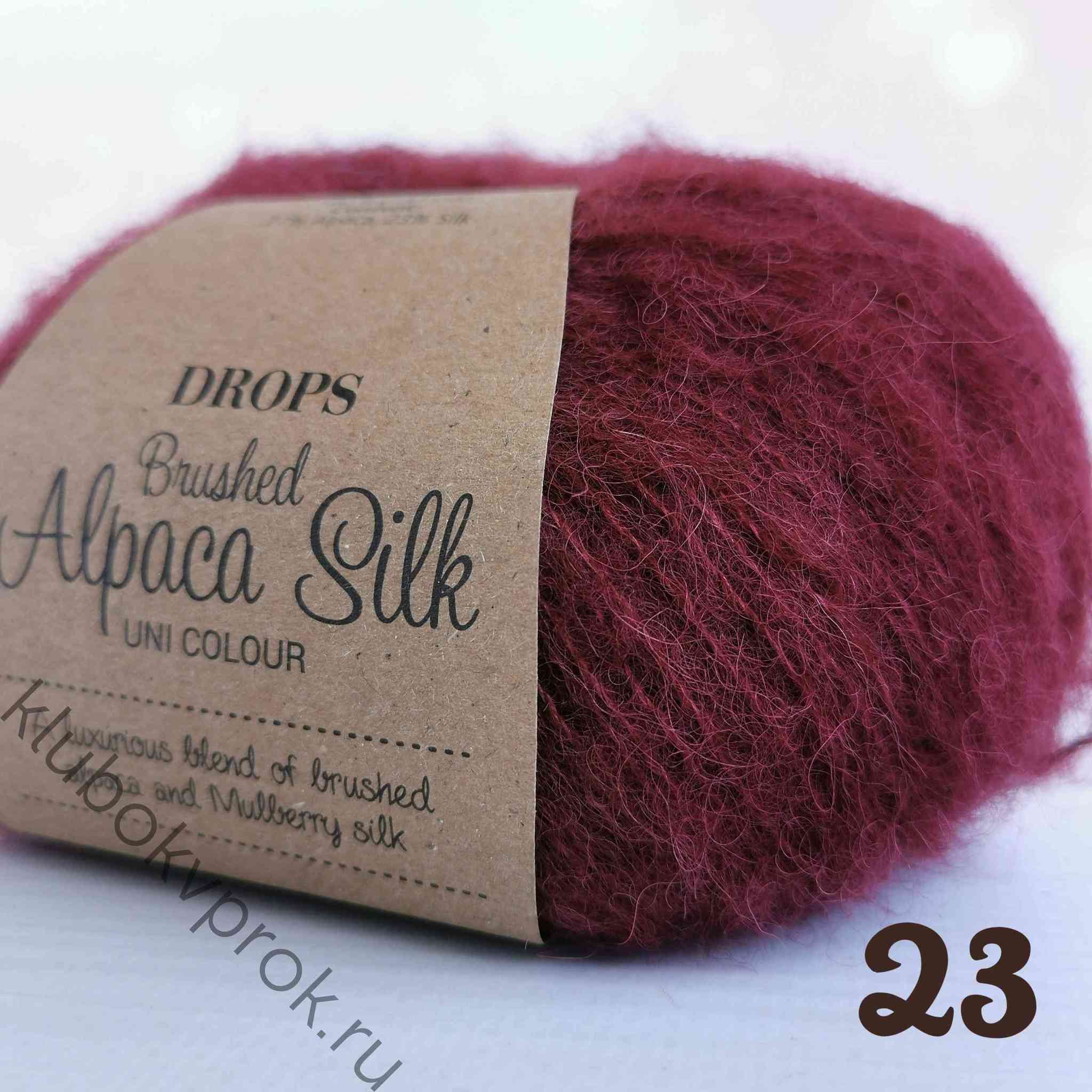 DROPS BRUSHED ALPACA SILK 23 .