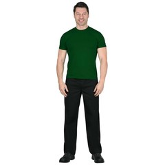 Футболка тёмно-зелёная