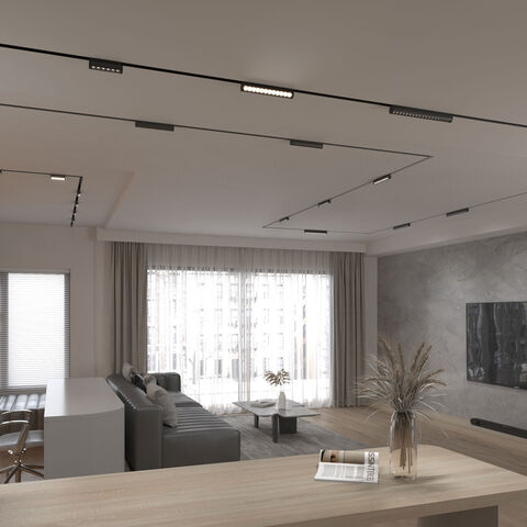 Магнитный трековый светильник Elektrostandard Slim Magnetic Alter 85049/01 12W 4200K черный