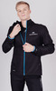 Беговой ветрозащитный костюм с капюшоном Nordski Run Light Black 2022 с прямыми брюками
