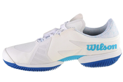 Теннисные кроссовки Wilson Kaos Swift 1.5 Clay - white/blue atoll/lapis blue