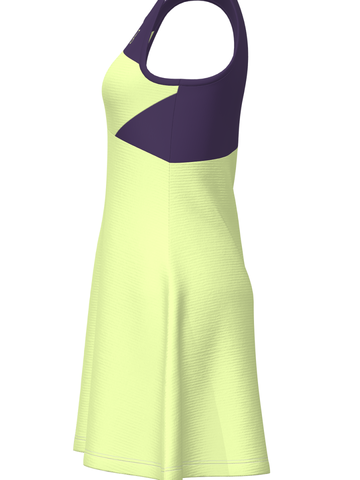 Теннисное платье женское 7/6 Nika Dress - Crown Jewel/Sunny Lime