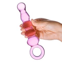 Анальный розовый жезл Quintessence Anal Slider - 18 см. - 