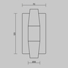 Настенный светильник Maytoni Arana MOD401WL-L6BS3K