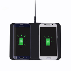 Беспроводное зарядное устройство для зарядки 2х смартфонов - Q300b