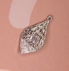 Подвеска кристалл 28 мм капля