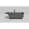 Salini CASCATA KIT 170x75 104313GRF Ванна встраиваемая S-Sense, глянцевый, RAL полностью