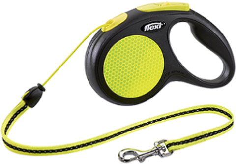 Flexi поводок-рулетка Neon New Classic М (до 20 кг) трос 5 м