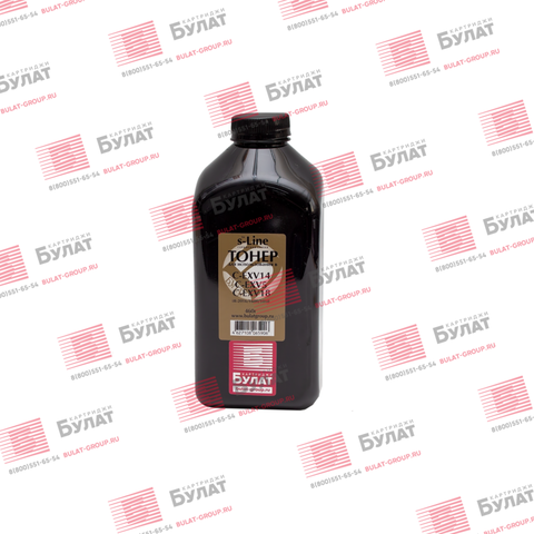 Тонер БУЛАТ s-Line C-EXV14, C-EXV5, C-EXV18 для Canon iR 2016, iR 1600, iR 1018 (Чёрный, банка 460 г)