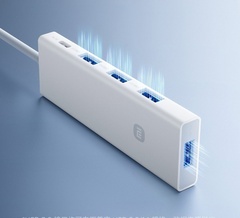 Двойной разветвитель-концентратор 4-в-1 Xiaomi, USB C-A, USB 3.0 OTG для Macbook
