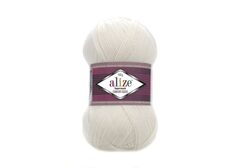 ALIZE "SUPERWASH COMFORT", 75% шерсть, 25% п/а, 100 гр, 420 м, Кремовый