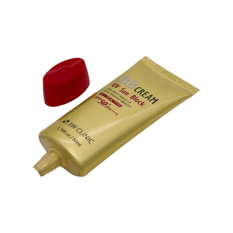 3W Clinic BB cream uv sun block Крем BB для лица солнцезащитный