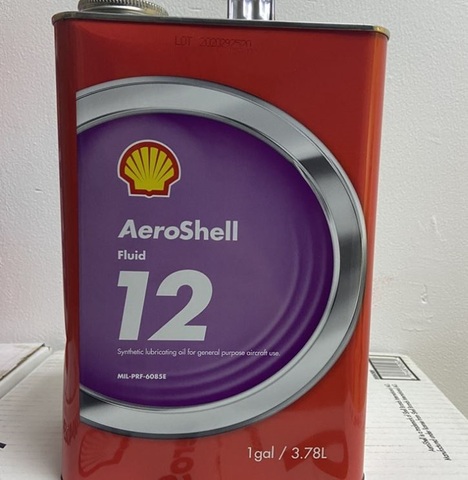AeroShell Fluid 12 - синтетическое эфирное масло для авиационных приборов - 3,78 л