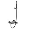 Boheme 123-GM Смеситель STICK для ванны Gun Metall c ручкой DIAMOND
