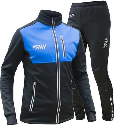 Утеплённый лыжный костюм Ray Favorit Race Ws Blue-Black мужской